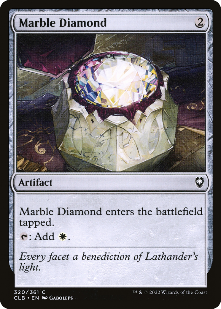 Marble Diamond [Commander Legends: Battle for Baldur's Gate] - The Mythic Store | 24h Order Processing