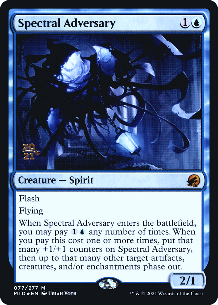 Spectral Adversary [Innistrad: Midnight Hunt Prerelease Promos] - The Mythic Store | 24h Order Processing