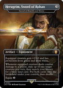 Herugrim, Sword of Rohan - Sword of Hearth and Home (Surge Foil Realms and Relics) [The Lord of the Rings: Tales of Middle-Earth Commander] - The Mythic Store | 24h Order Processing