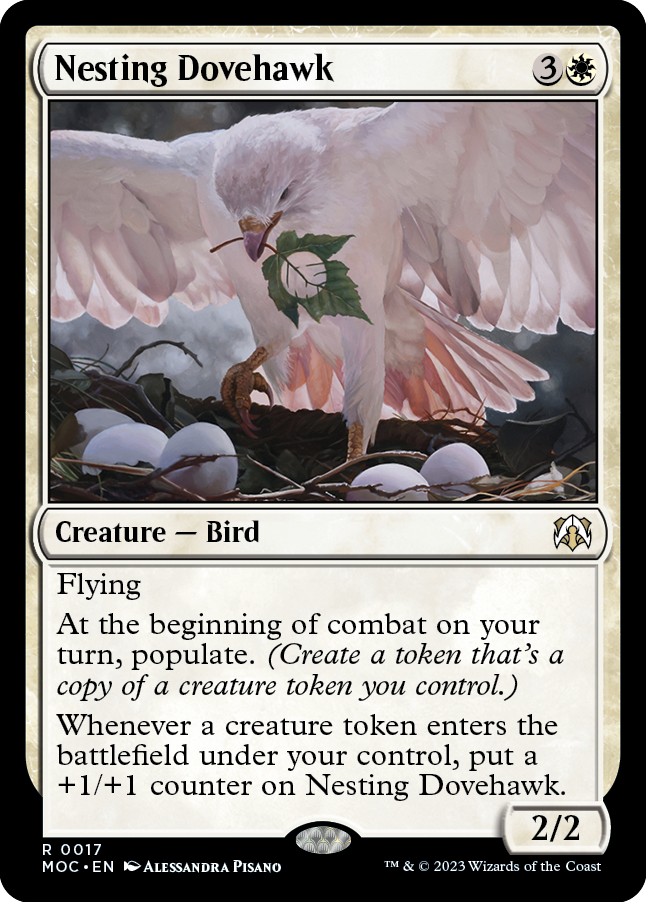 Nesting Dovehawk [March of the Machine Commander] - The Mythic Store | 24h Order Processing