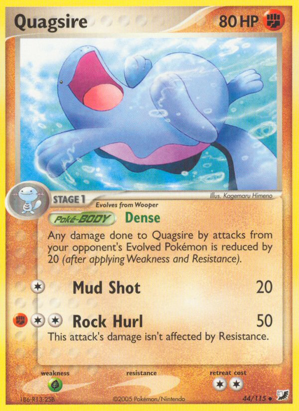 Quagsire (44/115) [EX: Unseen Forces] - The Mythic Store | 24h Order Processing