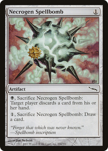 Necrogen Spellbomb [Mirrodin] - The Mythic Store | 24h Order Processing