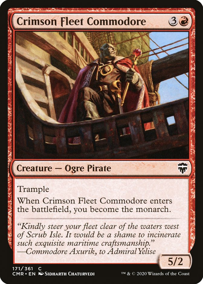 Crimson Fleet Commodore [Commander Legends] - The Mythic Store | 24h Order Processing