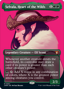 Selvala, Heart of the Wilds (Borderless Profile) [Commander Masters] - The Mythic Store | 24h Order Processing