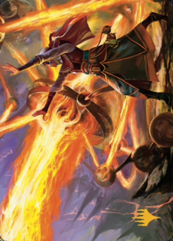Ghitu Amplifier Art Card (Gold-Stamped Signature) [Dominaria United Art Series] - The Mythic Store | 24h Order Processing