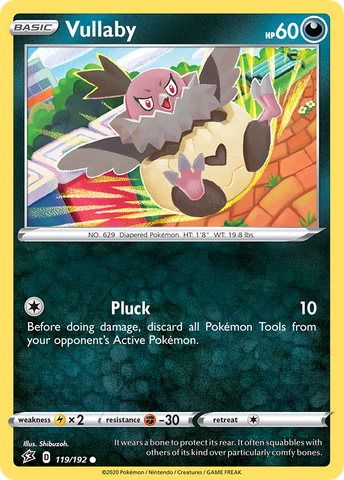Vullaby (119/192) [Sword & Shield: Rebel Clash] - The Mythic Store | 24h Order Processing