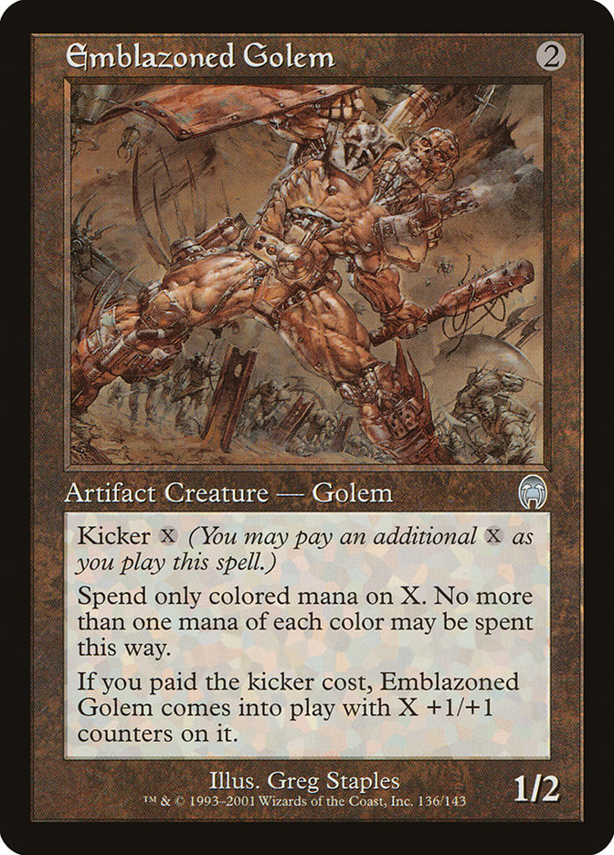 Emblazoned Golem [Apocalypse] - The Mythic Store | 24h Order Processing