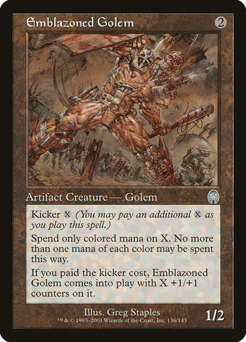 Emblazoned Golem [Apocalypse] - The Mythic Store | 24h Order Processing