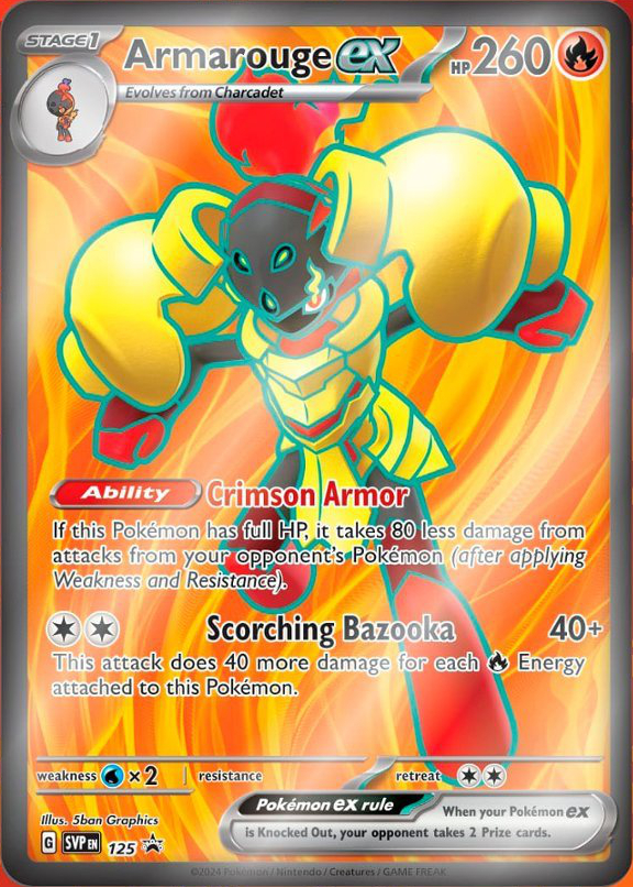 Armarouge ex (125) [Scarlet & Violet: Black Star Promos] - The Mythic Store | 24h Order Processing