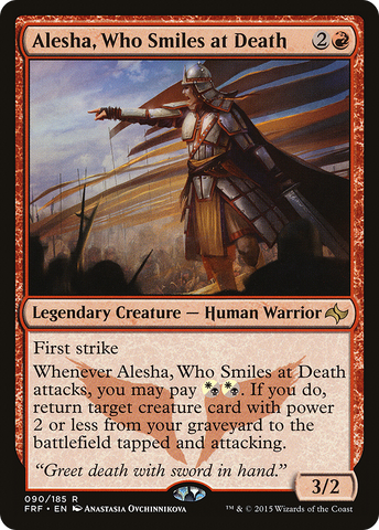 Alesha, Who Smiles at Death [Fate Reforged] - The Mythic Store | 24h Order Processing