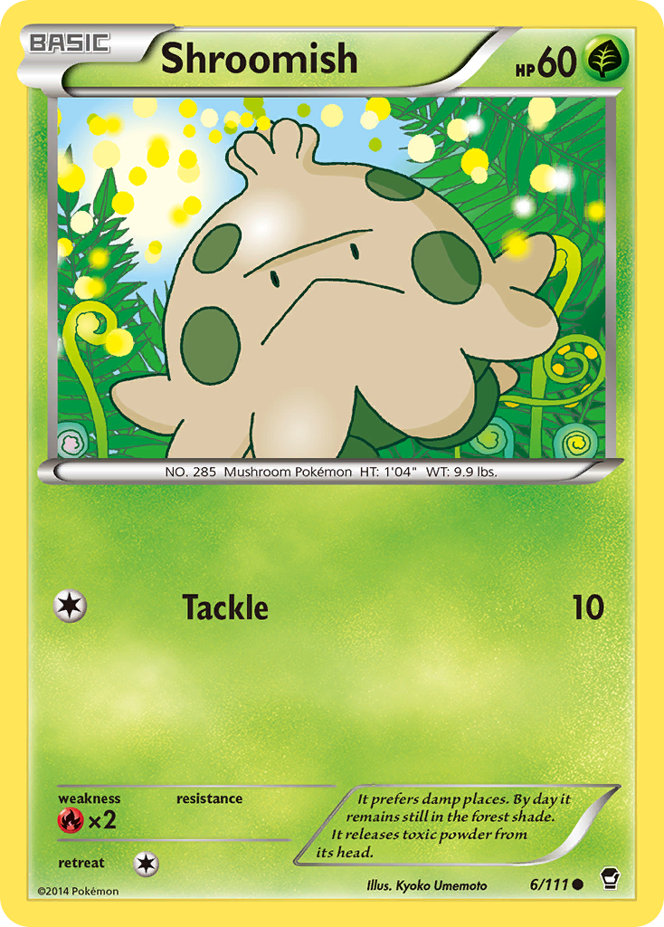 Shroomish (6/111) [XY: Furious Fists] - The Mythic Store | 24h Order Processing