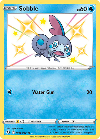 Sobble (SV025/SV122) [Sword & Shield: Shining Fates] - The Mythic Store | 24h Order Processing