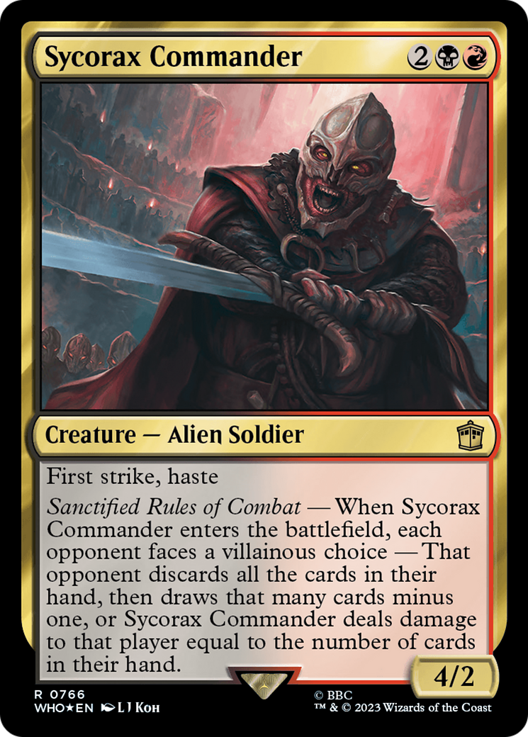 Sycorax Commander (Surge Foil) [Doctor Who] - The Mythic Store | 24h Order Processing