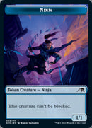 Samurai // Ninja Double-Sided Token [Kamigawa: Neon Dynasty Tokens] - The Mythic Store | 24h Order Processing