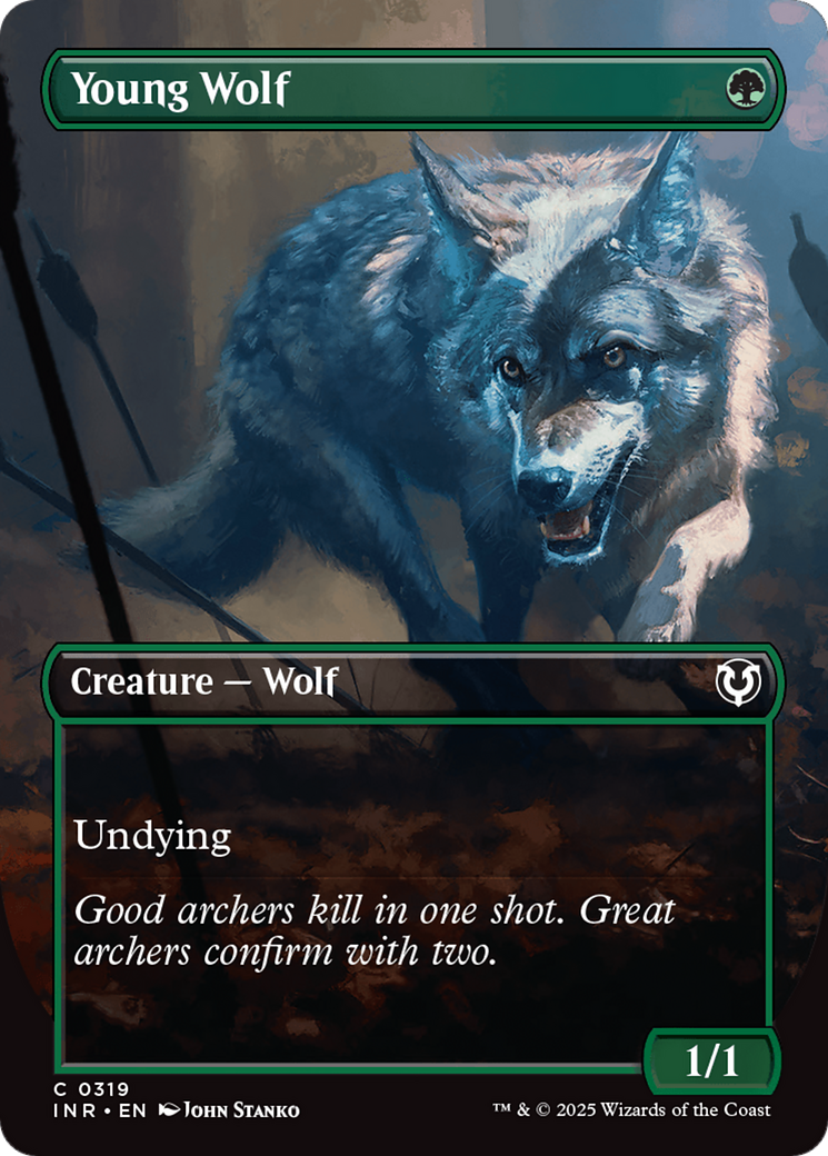 Young Wolf (Borderless) [Innistrad Remastered] - The Mythic Store | 24h Order Processing