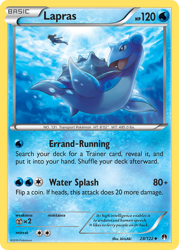 Lapras (28/122) [XY: BREAKpoint] - The Mythic Store | 24h Order Processing