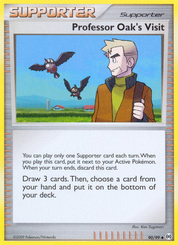 Professor Oak's Visit (90/99) [Platinum: Arceus] - The Mythic Store | 24h Order Processing