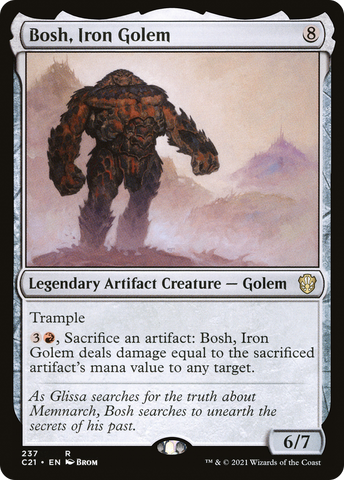 Bosh, Iron Golem [Commander 2021] - The Mythic Store | 24h Order Processing
