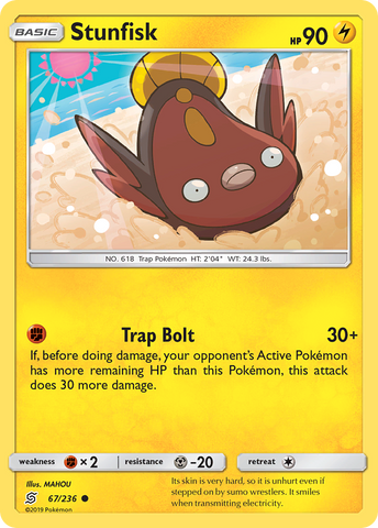 Stunfisk (67/236) [Sun & Moon: Unified Minds] - The Mythic Store | 24h Order Processing