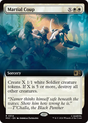 Martial Coup (Extended Art) [Marvel Super Heroes Commander] - The Mythic Store | 24h Order Processing