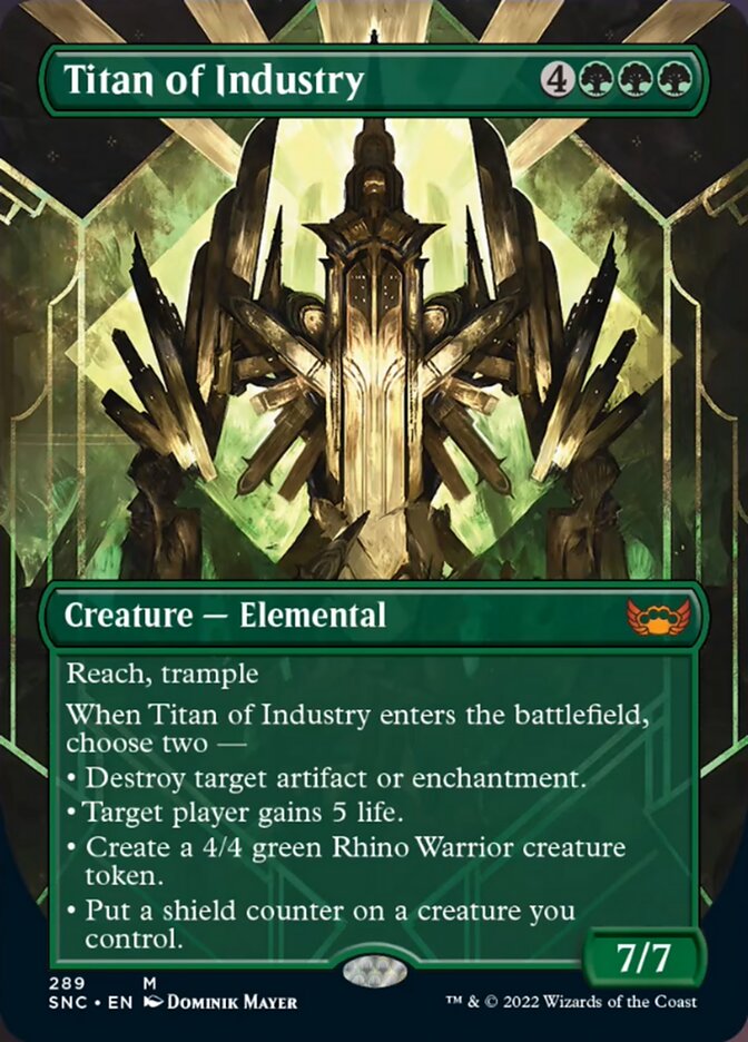 Titan of Industry (Borderless Alternate Art) [Streets of New Capenna] - The Mythic Store | 24h Order Processing