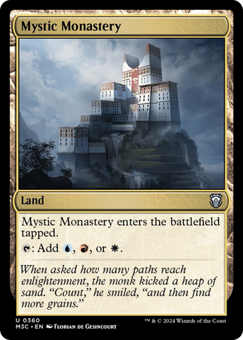 Mystic Monastery (Ripple Foil) [Modern Horizons 3 Commander] - The Mythic Store | 24h Order Processing