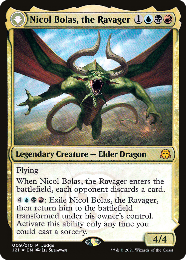 Nicol Bolas, the Ravager // Nicol Bolas, the Arisen [Judge Gift Cards 2021] - The Mythic Store | 24h Order Processing