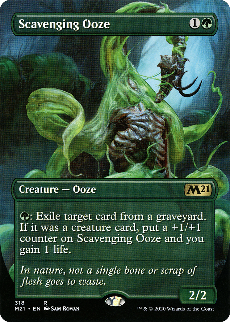 Scavenging Ooze (Borderless Alternate Art) [Core Set 2021] - The Mythic Store | 24h Order Processing