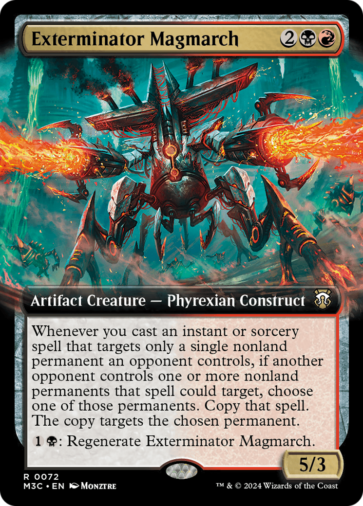 Exterminator Magmarch (Extended Art) (Ripple Foil) [Modern Horizons 3 Commander] - The Mythic Store | 24h Order Processing