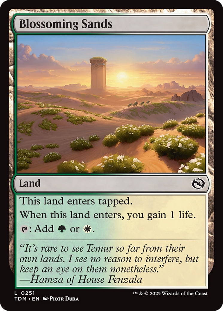 Blossoming Sands [Tarkir: Dragonstorm] - The Mythic Store | 24h Order Processing