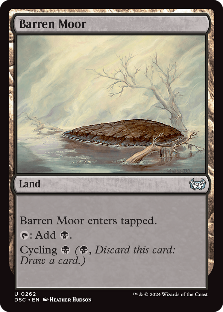 Barren Moor [Duskmourn: House of Horror Commander] - The Mythic Store | 24h Order Processing