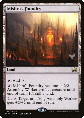 Mishra's Foundry (Promo Pack) [The Brothers' War Promos] - The Mythic Store | 24h Order Processing