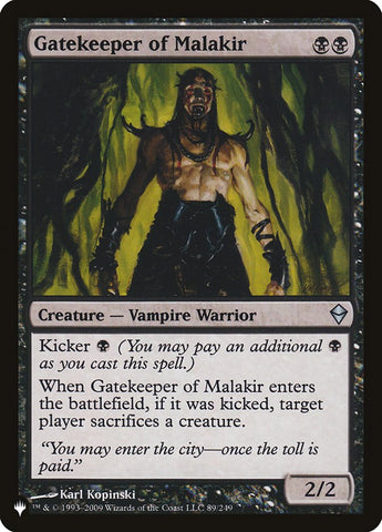 Gatekeeper of Malakir [The List] - The Mythic Store | 24h Order Processing