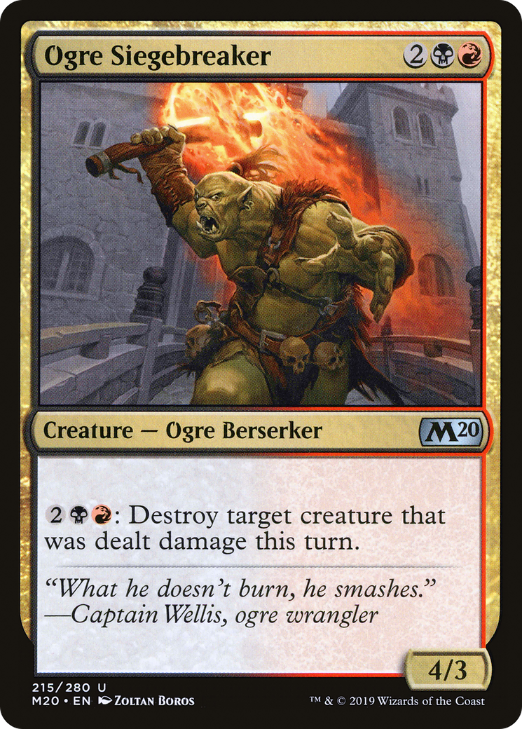 Ogre Siegebreaker [Core Set 2020] - The Mythic Store | 24h Order Processing