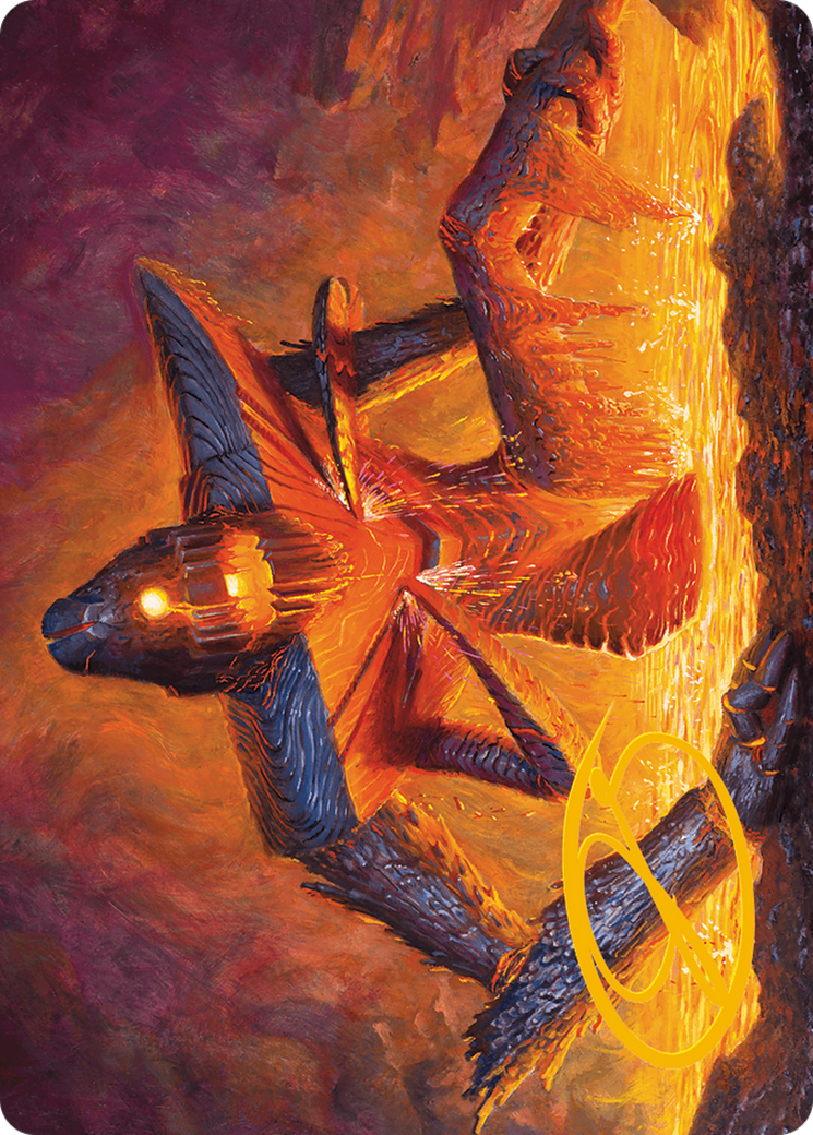 Molten Gatekeeper Art Card (Gold-Stamped Signature) [Modern Horizons 3 Art Series] - The Mythic Store | 24h Order Processing