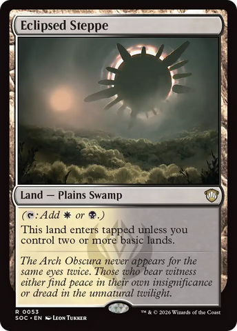 Eclipsed Steppe [Secrets of Strixhaven Commander] - The Mythic Store | 24h Order Processing