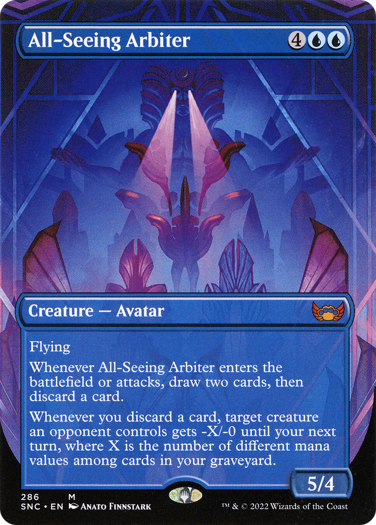 All-Seeing Arbiter (Borderless Alternate Art) [Streets of New Capenna] - The Mythic Store | 24h Order Processing