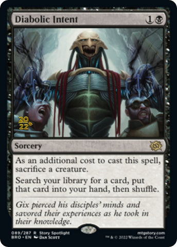 Diabolic Intent [The Brothers' War Prerelease Promos] - The Mythic Store | 24h Order Processing
