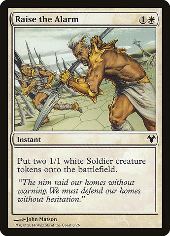 Raise the Alarm [Modern Event Deck 2014] - The Mythic Store | 24h Order Processing