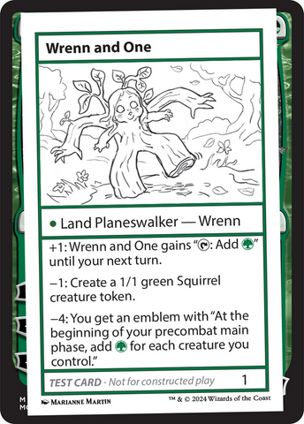 Wrenn and One [Mystery Booster 2 Playtest Cards] - The Mythic Store | 24h Order Processing
