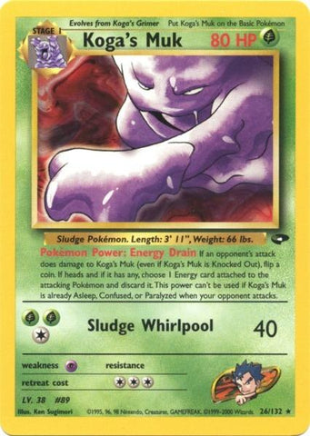 Koga's Muk (26/132) [Gym Challenge Unlimited] - The Mythic Store | 24h Order Processing