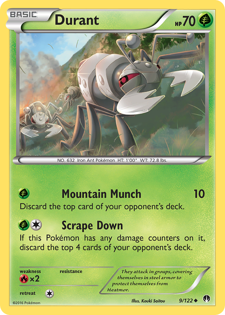 Durant (9/122) [XY: BREAKpoint] - The Mythic Store | 24h Order Processing