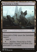Memorial to Folly [Commander 2020] - The Mythic Store | 24h Order Processing
