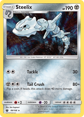 Steelix (89/168) [Sun & Moon: Celestial Storm] - The Mythic Store | 24h Order Processing