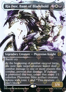 Ria Ivor, Bane of Bladehold (Borderless Ichor Step-and-Compleat Foil) [Phyrexia: All Will Be One] - The Mythic Store | 24h Order Processing