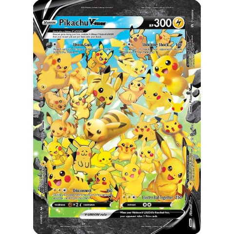 Pikachu V-UNION (Jumbo Card) [Sword & Shield: Black Star Promos] - The Mythic Store | 24h Order Processing