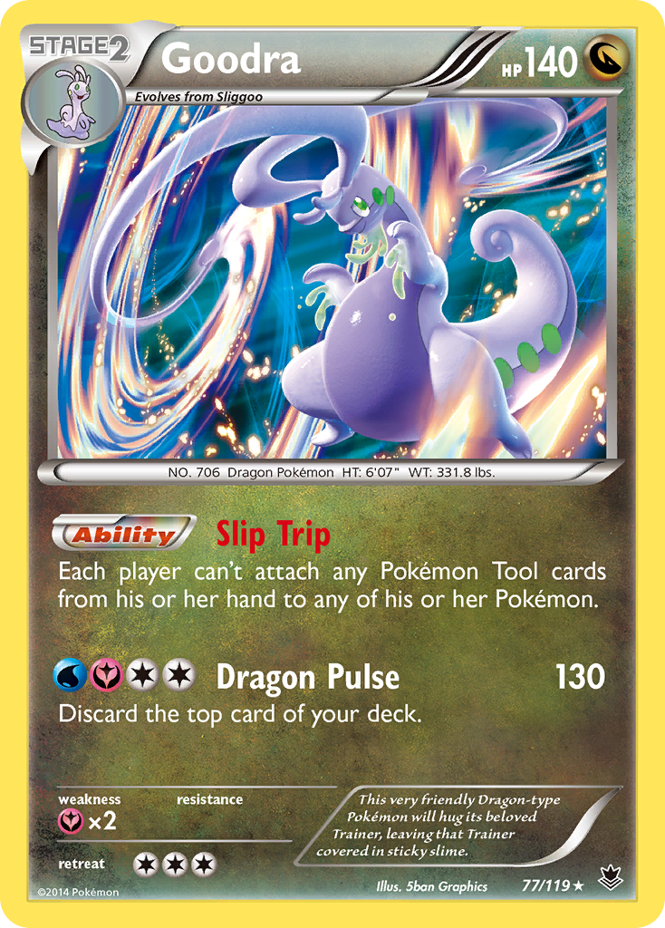 Goodra (77/119) [XY: Phantom Forces] - The Mythic Store | 24h Order Processing