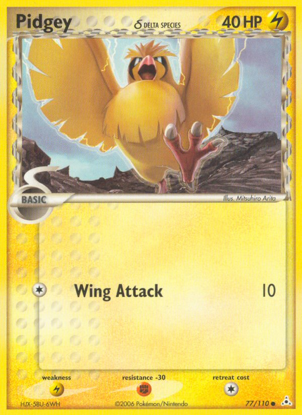 Pidgey (77/110) (Delta Species) [EX: Holon Phantoms] - The Mythic Store | 24h Order Processing