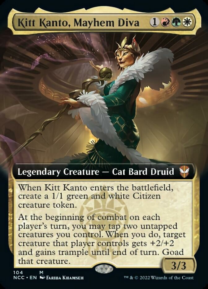 Kitt Kanto, Mayhem Diva (Extended Art) [Streets of New Capenna Commander] - The Mythic Store | 24h Order Processing