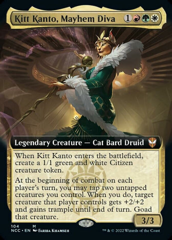 Kitt Kanto, Mayhem Diva (Extended Art) [Streets of New Capenna Commander] - The Mythic Store | 24h Order Processing